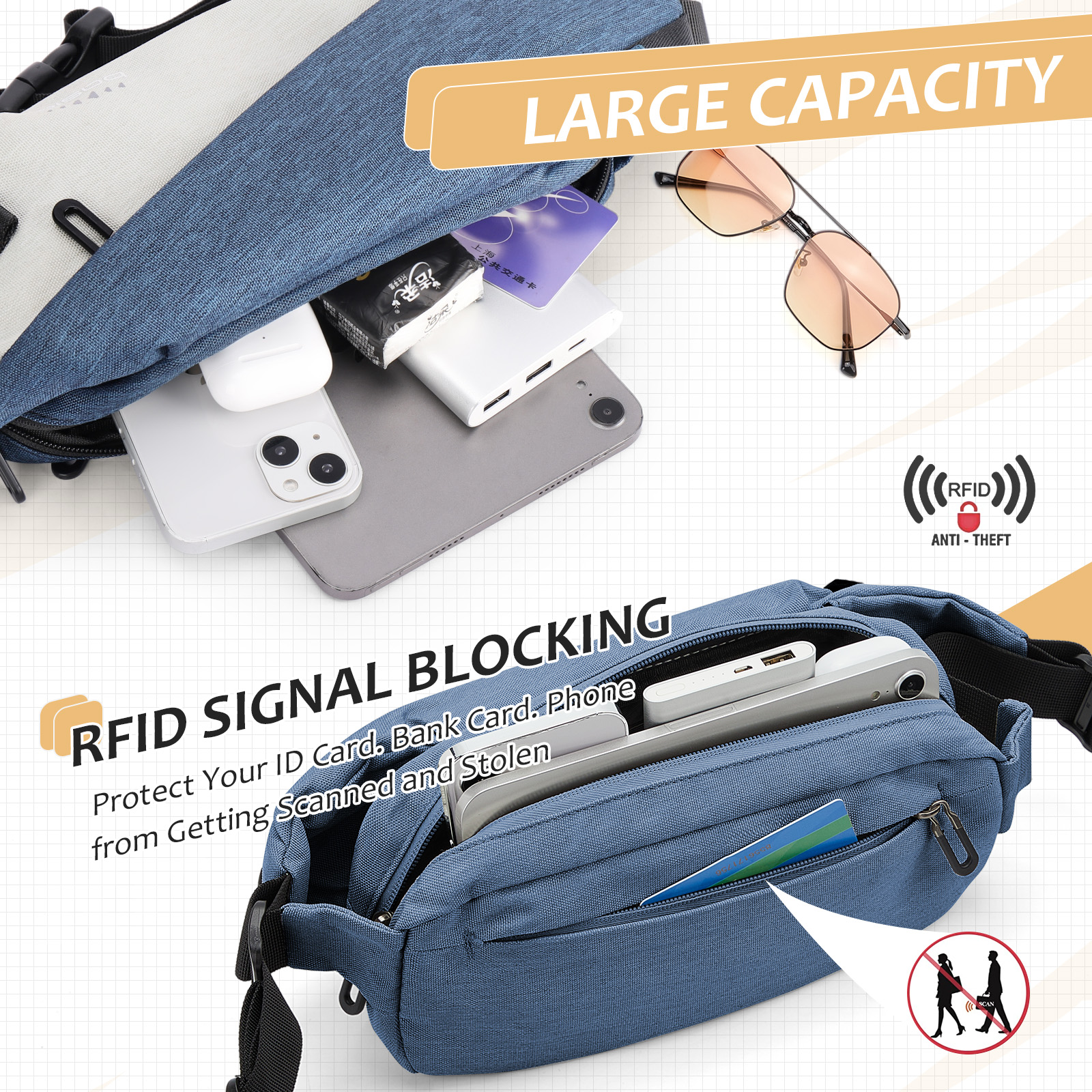 Fashionable Trendy Crossbody B - đánh giá và giá Travel Accessories For Men