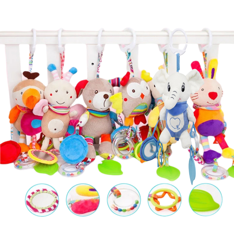 Soft Stuffed Animal Baby Rattl - đánh giá và giá Travel Accessories Toddler