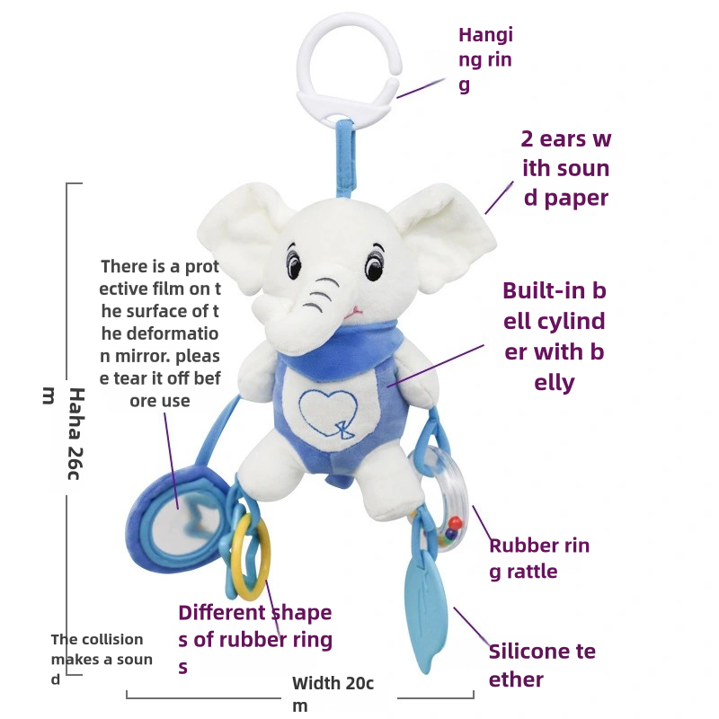 Soft Stuffed Animal Baby Rattl - đánh giá và giá Travel Accessories Toddler