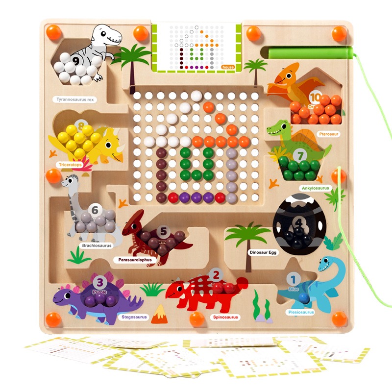 Magnetic Color and Number Maze - đánh giá và giá Travel Accessories Toddler