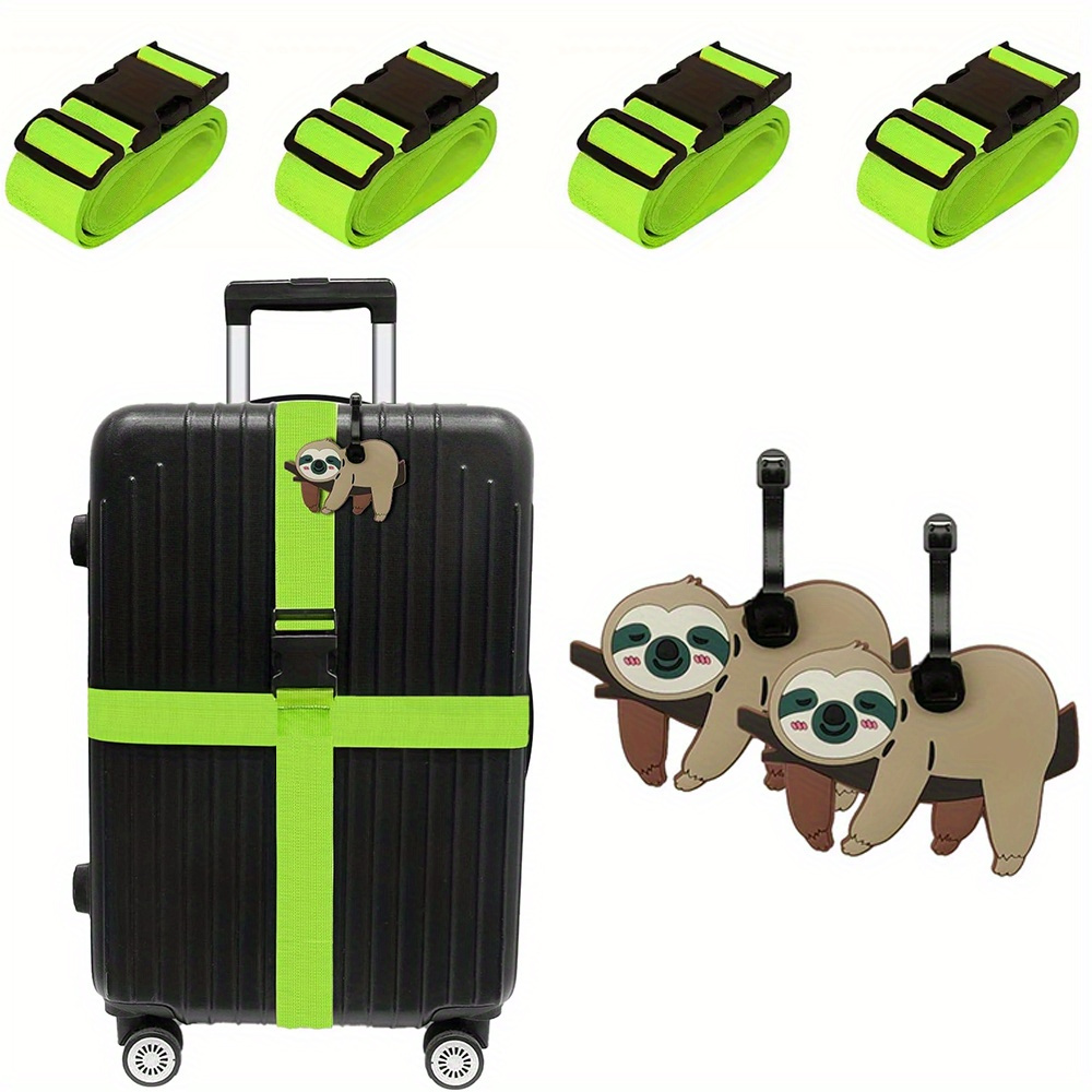 6 Pack Luggage Straps Luggage  - đánh giá và giá Travel Accessories Gift Set