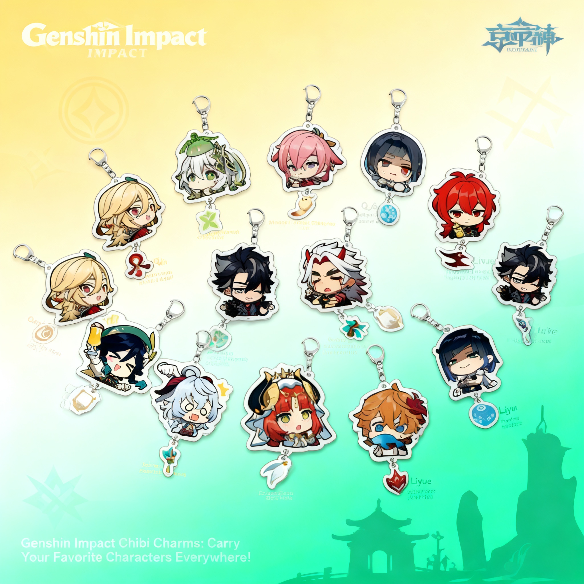 Genshin Impact Acrylic Keychai - đánh giá và giá Travel Accessories Store