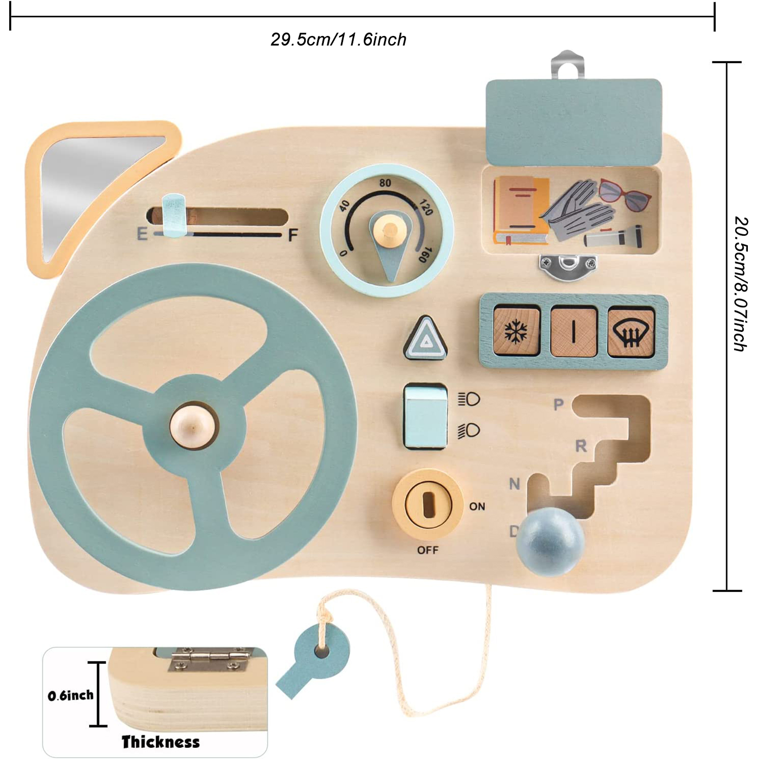 Montessori Toy Steering Wheel  - đánh giá và giá Travel Accessories Toddler